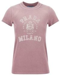 Prada - T-Shirt - Lyst