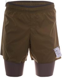 Satisfy - Bermuda Tech Silk 8 Military - Lyst