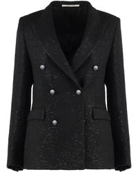 Tagliatore - Blazer Sequin Polyamide Blazers - Lyst