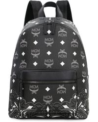 MCM - Stark Faux Leather Backpack - Lyst