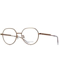 Bottega Veneta - Eyeglasses Round Full Rim, Frame And Clear Demo Lenses Lens Bv1076Oa001 - Lyst