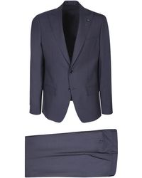 Lardini - Stretch Fabric Suit - Lyst