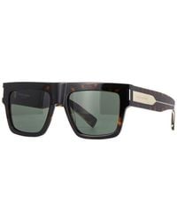 Saint Laurent - Sunglasses Square Full Rim, Dark Frame And Lens Sl628003 - Lyst