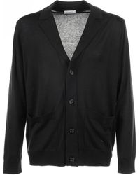 Paolo Pecora - Cardigan With Pockets And Buttons - Lyst