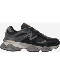 New Balance - Sneakers 9060-Pigskin Pigskin/Mesh Trainers - Lyst