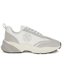 Tory Burch - White Calf Leather Bos Taurus Athletic Sneakers - Lyst