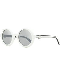 Moncler - Orbit Round Sunglasses Ml0261 21C 50Mm Plastic (Acetate) - Lyst