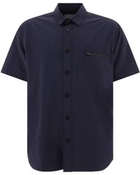 Sacai - Shirt With Zip Details - Lyst