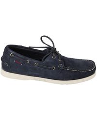 Sebago - Lace-Up Round Toe Boat Shoes - Lyst