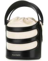 McQueen - Two-Tone Leather The Rise Bucket Bag Borse A Secchiello - Lyst