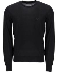 Versace - Pullover With Medusa Embroidery - Lyst
