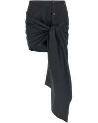 The Attico - Bow Skirt - Lyst