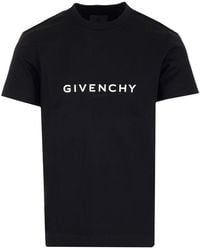 Givenchy - Logo-print Cotton-jersey T-shirt - Lyst