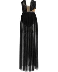 Nensi Dojaka - 'Corsetto Draped Gown' Dress - Lyst