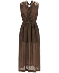 Nude - Linen Blend Dress - Lyst