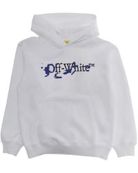 Off-White c/o Virgil Abloh - Hooded Sweatshirt Big Bookish Splat Cotton Hoods & Sweatshirts - Lyst