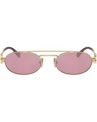 Miu Miu - 0Mu 54Zs Sunglasses - Lyst