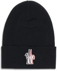 Moncler - Fleece Wool Beanie Accessory - Lyst