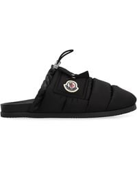 Moncler - Mini Padded Nylon Flat Sandals For - Lyst