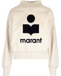 Isabel Marant - Crewneck Sweatshirt With Logo - Lyst