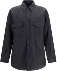 MM6 by Maison Margiela - Wool-Blend Shirt - Lyst