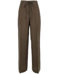 Rohe - Relaxed Drawstring Pants Trousers - Lyst