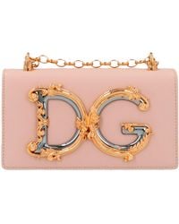 Dolce & Gabbana - Lamb Leather Crossbody Bag - Lyst