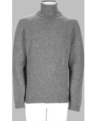 Roberto Collina - Wool Turtleneck Sweater Jumpers - Lyst