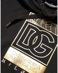 Dolce & Gabbana - Dg Logo Hoodie Sweatshirt Sweater Cotton Clothing - Lyst