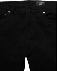 Dolce & Gabbana - Cotton Stretch Skinny Denim Trouser Jeans - Lyst