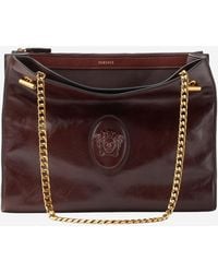 Versace - Shoulder Bag Cabine Leather - Lyst
