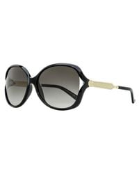 Gucci - Fork Temple Sunglasses Gg0076S 002- 60Mm Plastic (Injected/Acetate) - Lyst