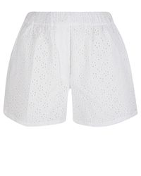 KENZO - Broderie Anglaise Shorts - Lyst