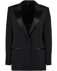 Givenchy - Elegant Wool Single-Breasted Blazer - Lyst