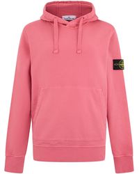 Stone Island - Hoodie Cotton Jumpers - Lyst
