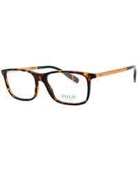 Polo Ralph Lauren - Eyeglasses Rectangle Full Rim, Shiny Tortoise Frame And Clear Demo Lenses Lens Ph22736137 Sunglasses - Lyst