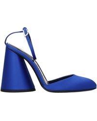 The Attico - Satin Platform Sandals - Lyst