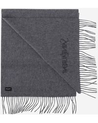 Saint Laurent - Cashmere Jacquard Scarf - Lyst