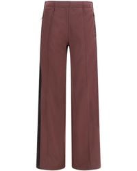 Courreges - Two-Tone Track Pants Polyester Trousers - Lyst