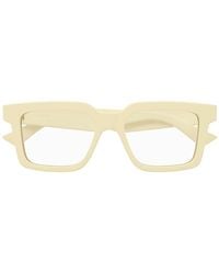 Bottega Veneta - Rectangle Frame Glasses - Lyst
