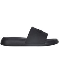 Alexander McQueen - Rubber Slide Sandals - Lyst