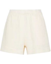 MC2 Saint Barth - Meave Cotton Muslin Pull Up Shorts __Single__ Pant - Lyst