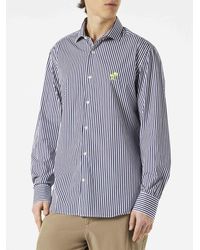 Mc2 Saint Barth - Striped Cotton Pamplona Shirt - Lyst