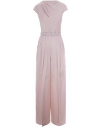 Max Mara - Round Neck Jumpsuit - Lyst