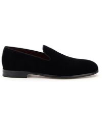 Mens Shoes Slip-on shoes Espadrille shoes and sandals Dolce & Gabbana Cotton Embroidered Logo Espadrilles in Black for Men Save 36% 
