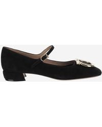 Ferragamo - Leather Ballerinas - Lyst