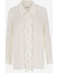 Khaite - Silk Luka Shirt - Lyst