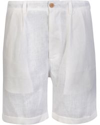 Peninsula - Marzamemi Linen Shorts - Lyst