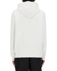 Moschino - Teddy Print Sweatshirt Cotton Sweatshirts - Lyst