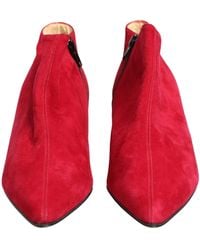 Dolce & Gabbana - Suede Ankle Boots Shoes - Lyst